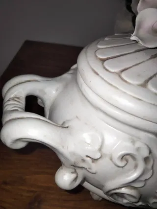 Zuppiera Bassano decorata rose