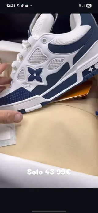 Louis Vuitton LV Skate Blu/Bianco