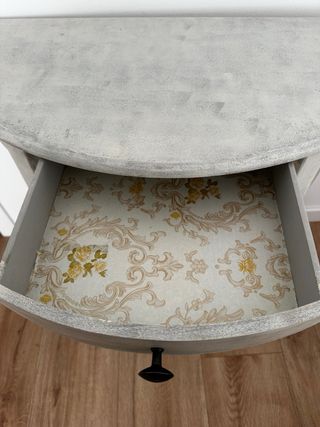 Consola de madera estilo vintage