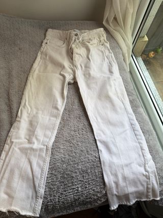 Pantalón blanco vaquero