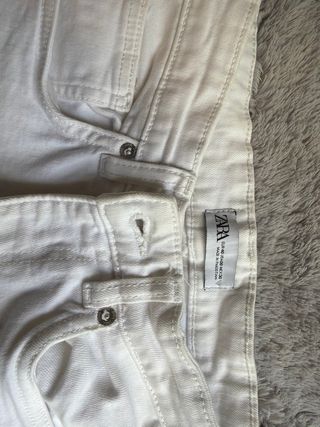 Pantalón blanco vaquero