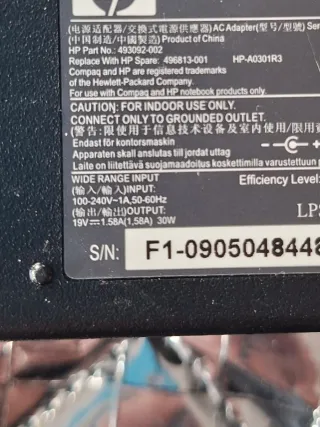 Adaptador HP 19V 1.58A