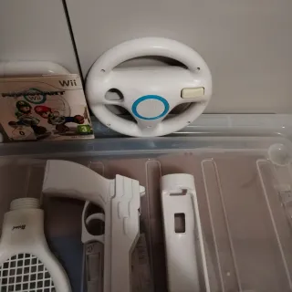 Lote Accesorios Nintendo Wii + Mario Kart