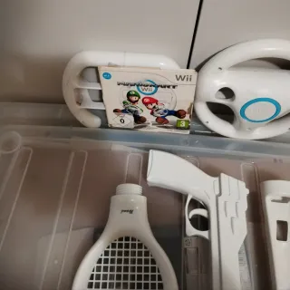 Lote Accesorios Nintendo Wii + Mario Kart