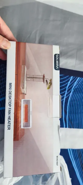 Mini calefactor-ventilador Solmira