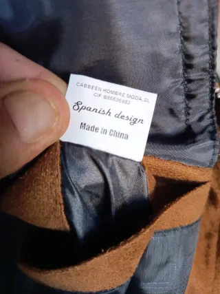 Chaqueta ante marrón