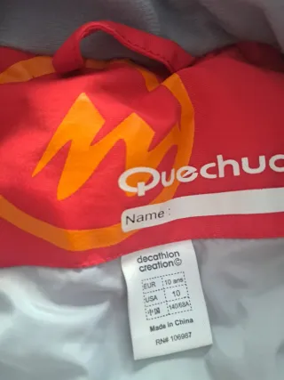 Mono de esquí Quechua Talla 10 años