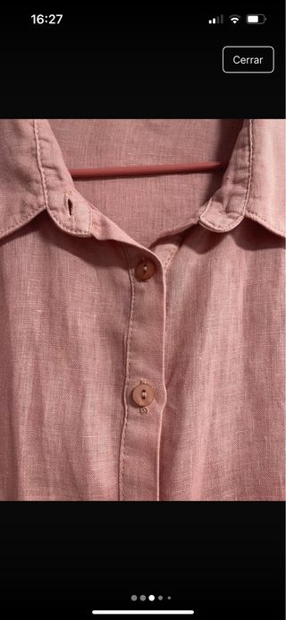 Camisa rosa Massimo Dutti