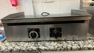 Plancha de gas Movilfrit 2 fuegos