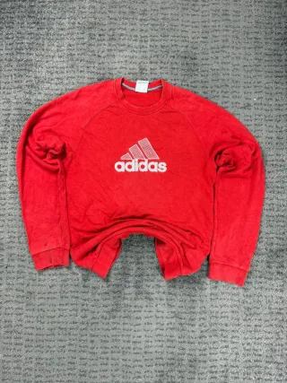¡¡OFERTA!! Talla S Sudadera Adidas Roja Vintage