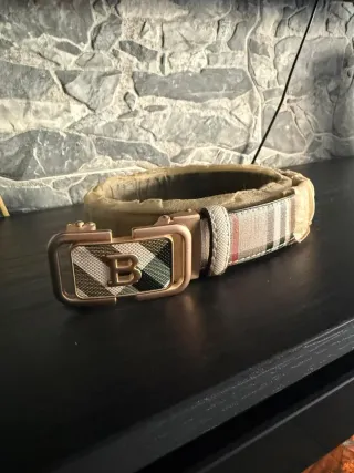 Cinturone Burberry Donna Beige Multicolore