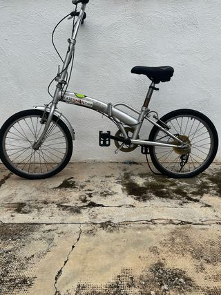 Bicicleta plegable para piezas