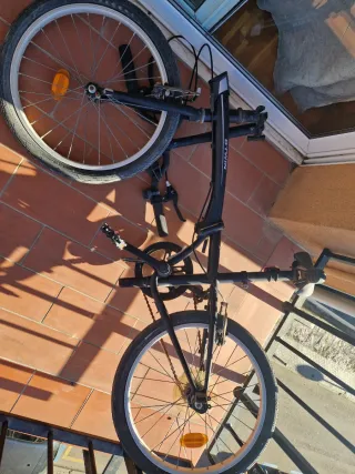 Bicicleta Plegable Negra