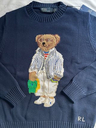 Polo Ralph Lauren Jersey Oso Azul Multicolor