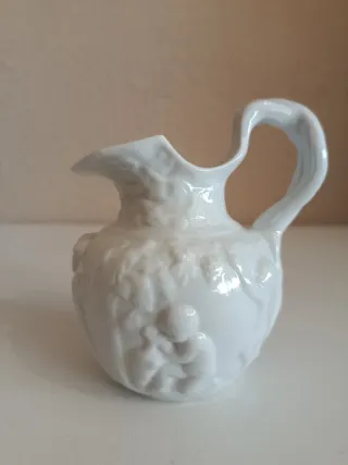 Jarra cerámica blanca Cebreros