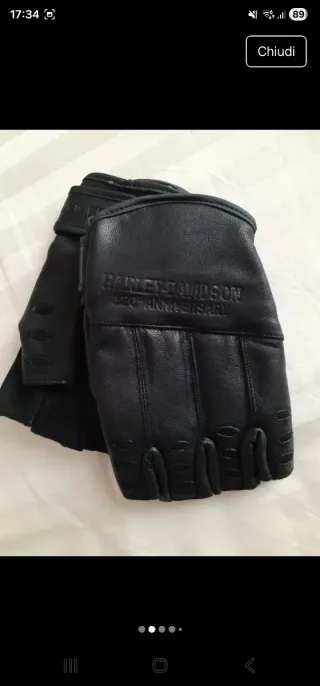 Guanti Harley-Davidson 120° Anniversario Pelle S