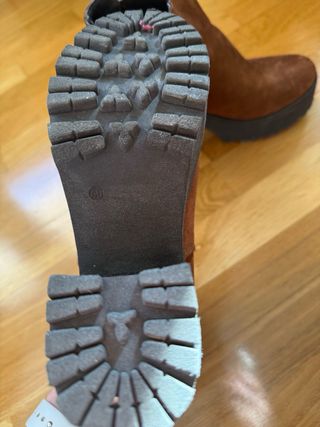 Botines Alpe Woman Piel Marrones Talla 38