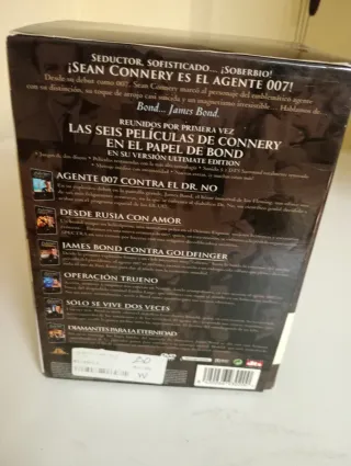 Colección DVD James Bond Sean Connery