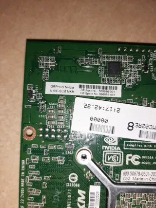 Nvidia Quadro FX 2800M Tarjeta Gráfica Portátil