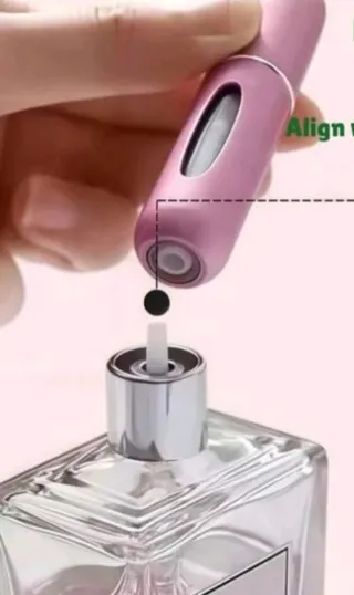 3 Perfumador 8 ml  recargable de viaje