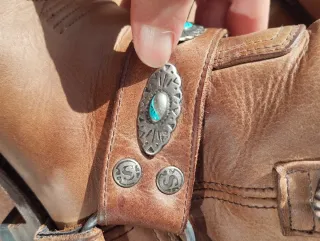 Botines Sendra Marrones con Turquesa