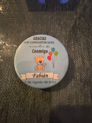 Chapas personalizadas para eventos