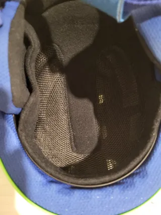 Casco y gafas de esquí infantil