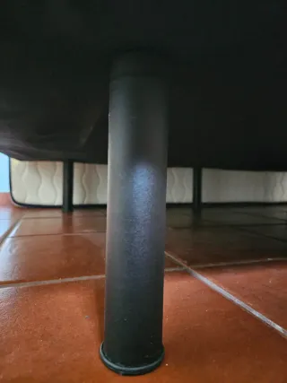 Base tapizada + Colchón 135x190 cm.