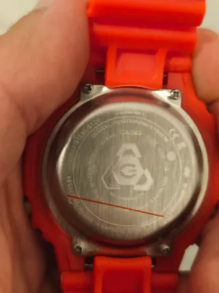 Reloj deportivo rojo g-shock