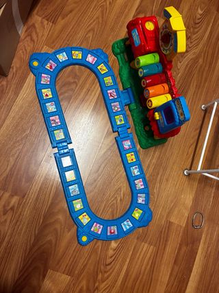 Juguete educativo tren letras y números