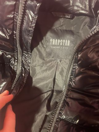 Chaqueta Trapstar Negra Brillante