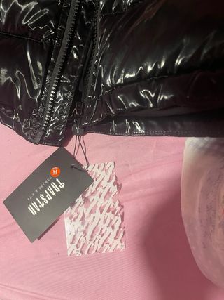 Chaqueta Trapstar Negra Brillante