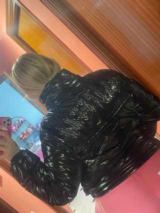 Chaqueta Trapstar Negra Brillante