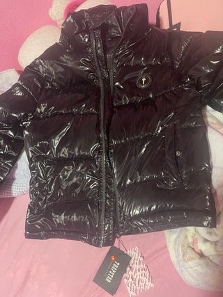 Chaqueta Trapstar Negra Brillante