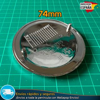 Emblemas BMW 74mm Full Black Pack de 2 Unidades