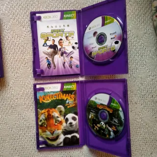 Lote 8 giochi Xbox 360 Kinect