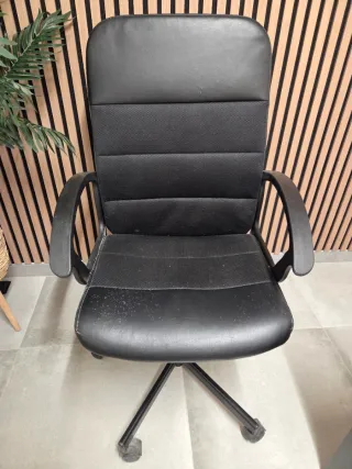 Silla de escritorio Ikea negra