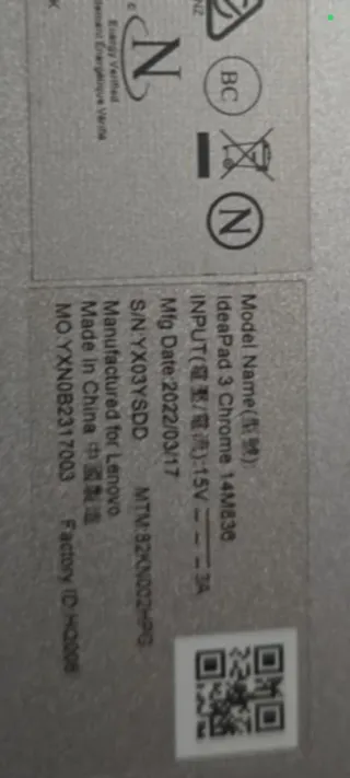 Lenovo IdeaPad 3 Chrome 14M836