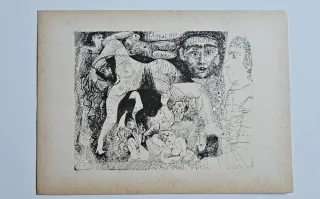 Dibujo Picasso 1968