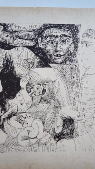 Dibujo Picasso 1968