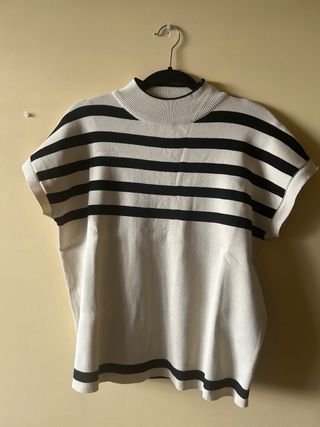 Jersey de punto fino con rayas