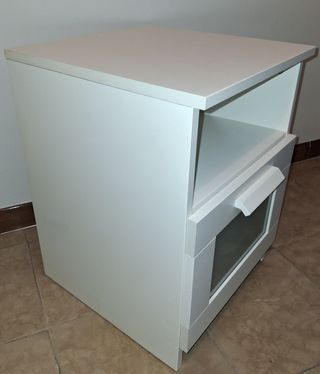 Mesita de noche BRIMNES blanca 39x41 cm