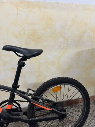 Bicicleta Monty Negra y Naranja