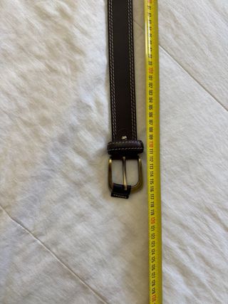 Cinturone in pelle marrone da uomo