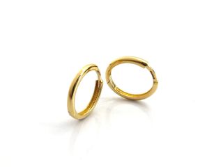 argollas oro 18k