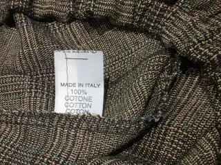 Pantaloni a quadri marrone e grigio