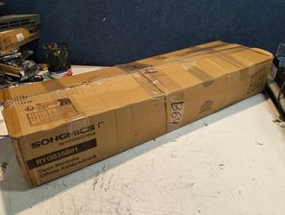 SONGMICS Armario Abierto 205×43×166 cm Negro RYG035B01