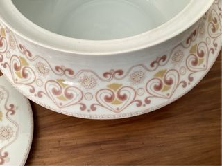 Sopera Vintage Porcelana Diseño Floral