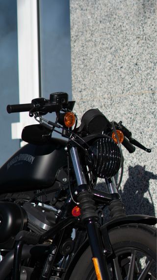 Rejilla Faro Harley Davidson Negra