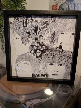 ROCK FRAME  Cuadro de The Beatles Revolver